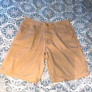 The North Face khaki colored chino shorts size 34